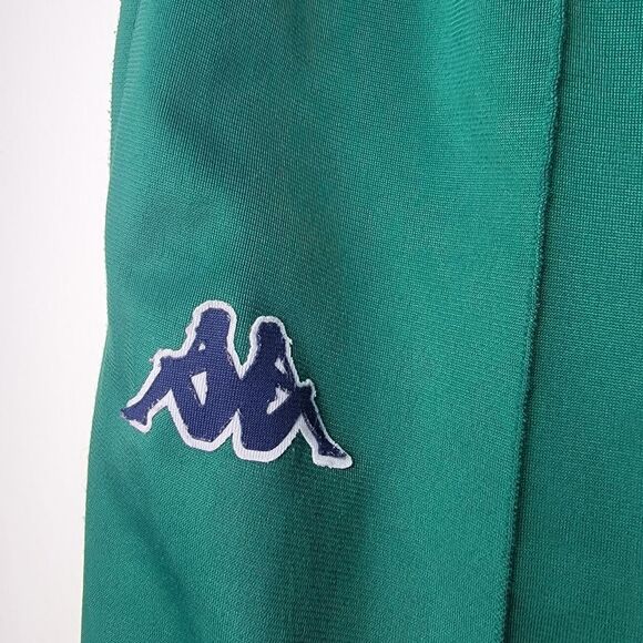 Kappa Green & Navy 222 Banda Track Pants Size Medium - Picture 5 of 13